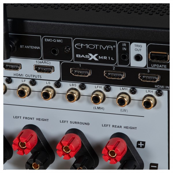 Emotiva MR1-L 9.2 Channel Cinema Receiver - rear detail