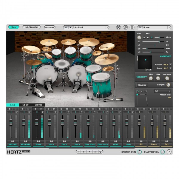 Hertz Drums White Pack