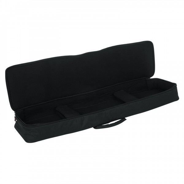 Gator Slim Padded Bag for 76-Note Keyboards - Angled Open 2