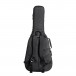 Gator GT-ACOUSTIC-BLK Transit Series Acoustic Guitar Bag, Black - Back, Straps