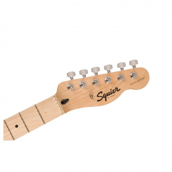 Squier Sonic Telecaster MN, Butterscotch Blonde - Headstock Front