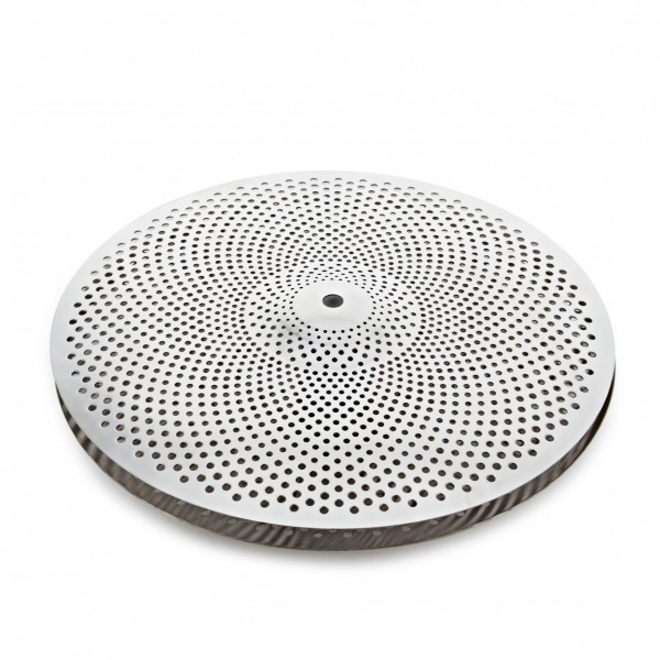5pc Low Volume Cymbal and Mesh Head Rock Pack by Gear4music, Silver