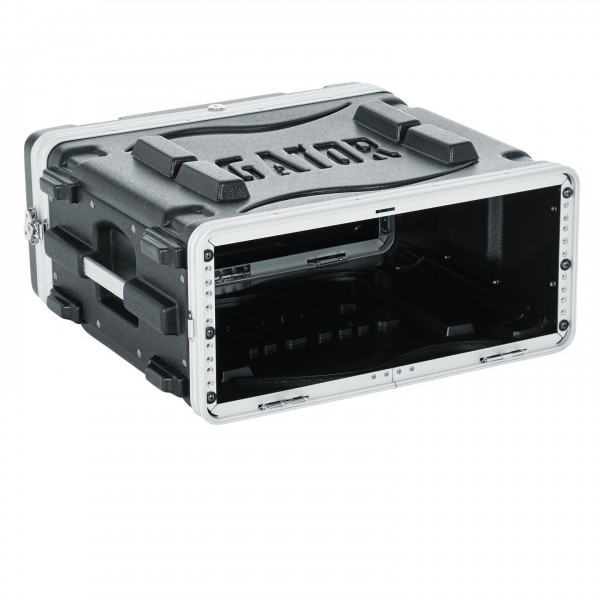 Gator GR-4L Lockable Moulded Rack Case, 4U, 19.25'' Depth - Open, Left