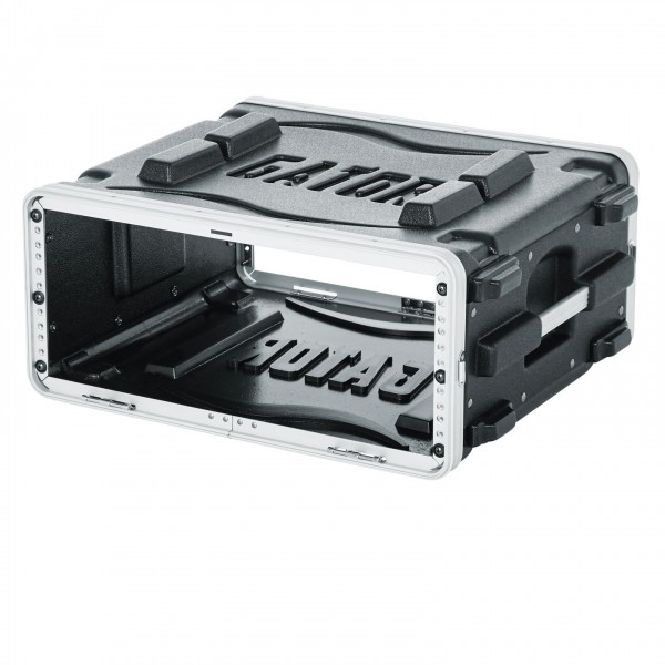 Gator GR-4L Lockable Moulded Rack Case, 4U, 19.25'' Depth - Open, Right 2