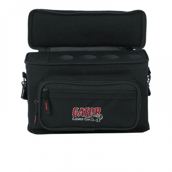 Gator GM-4 Microphone Bag - Open, Front