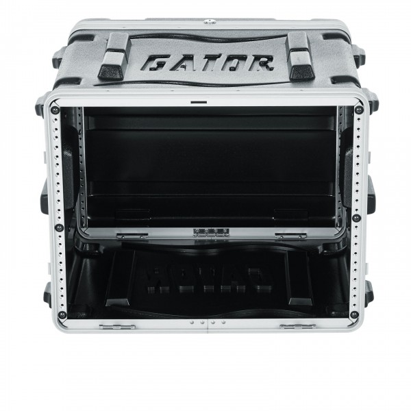 Gator GR-8L Lockable Moulded Rack Case, 8U, 19.25'' Depth - Open, Front