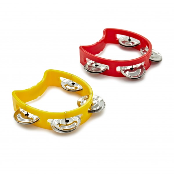 Olympic Mini Plastic Tambourine in Bucket, 20pcs