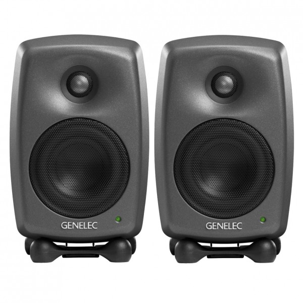 Genelec 8020D Studio Monitor, Grey (Pair)