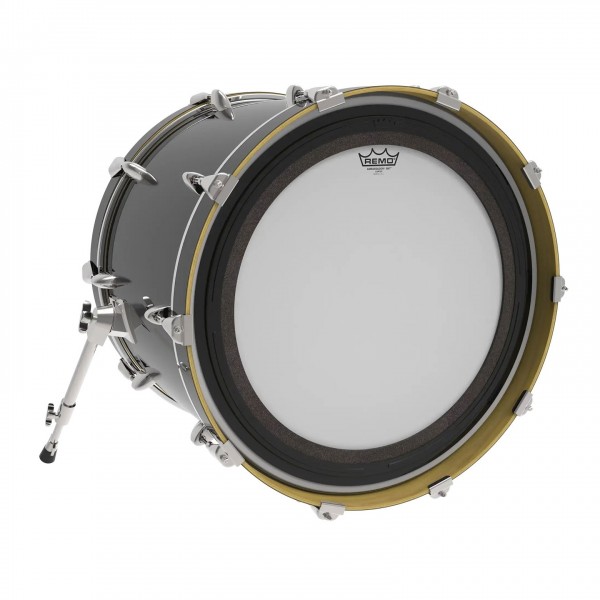 Remo Ambassador SMT Coated Bass Drumhead, 24" - In Use