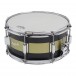 Rogers Tower 14 x 6.5'' Snare Drum, Satin Black/Gold Duco w/Wood Hoop