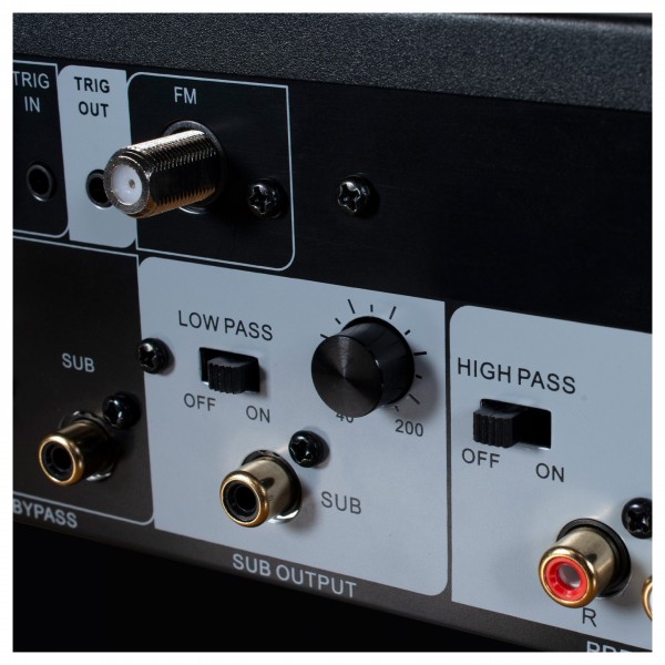 Emotiva BasX PT2 Stereo Preamp w/ DAC & tuner - rear detail