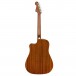 Fender Redondo Player Electro Acoustic WN, Sunburst - Rear View