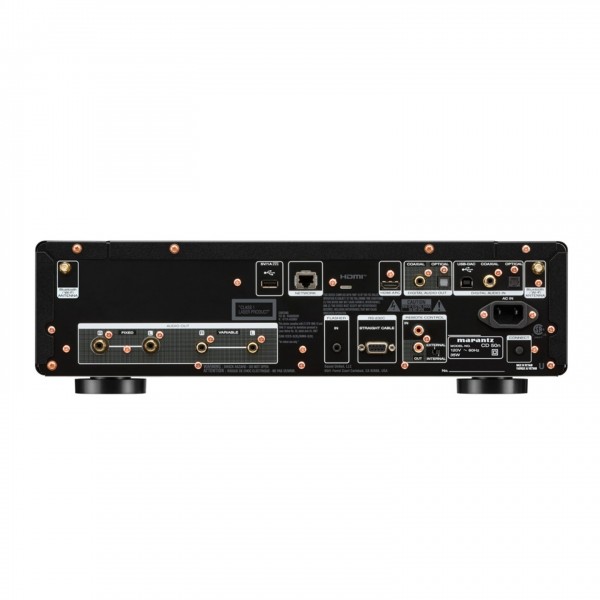 Marantz CD 50n Network CD Player, Black Back View
