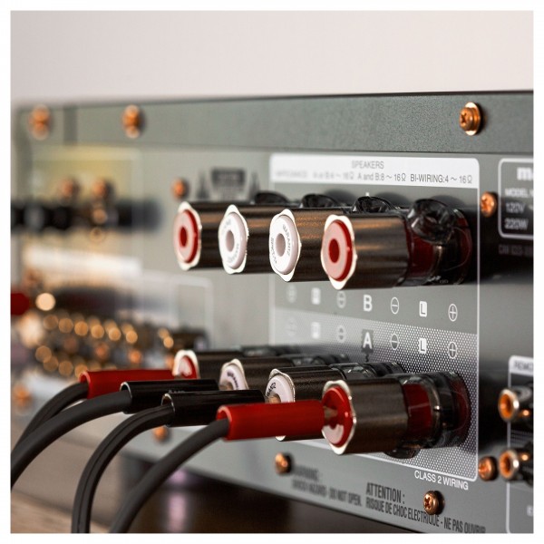 Marantz Model 50 Stereo Integrated Amplifier, Black - rear detail