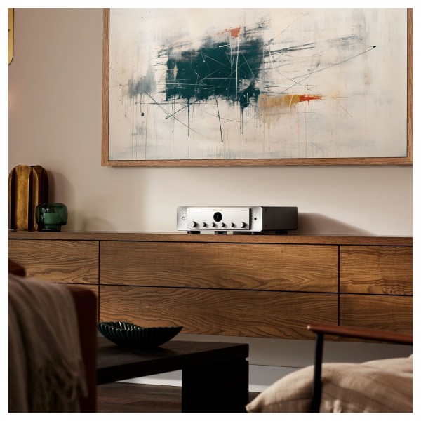 Marantz Model 50 Stereo Integrated Amplifier, Silver Gold - lifestyle