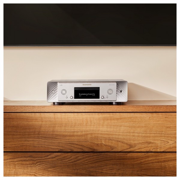 Marantz CD 50n Network CD Player, Silver Gold Lifestyle View