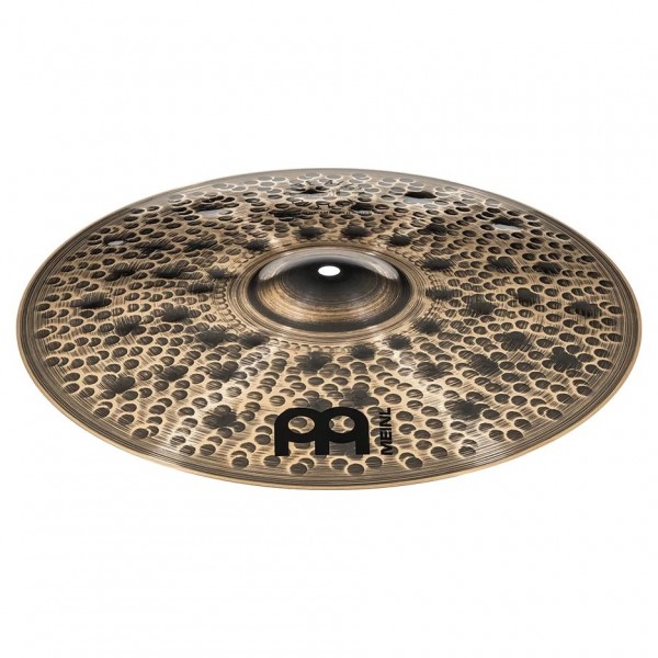 Meinl Pure Alloy Custom 15" Extra Thin Hammered Hihat Cymbals - Top Angle