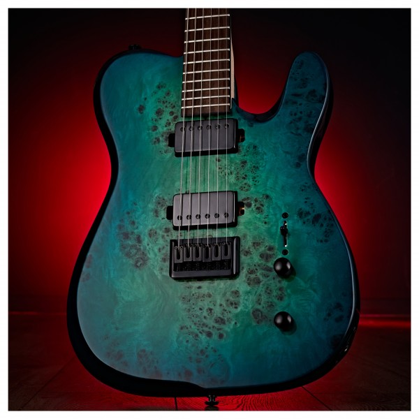 G4M 734 Pro Electric Guitar, Galaxy Burl Burst