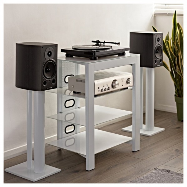 Denon PMA-600NE Integrated Stereo Amplifier, Silver Lifestyle View