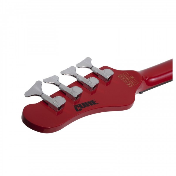 Schecter Simon Gallup Ultra Bass, Red Black