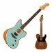 Fender Acoustasonic Player Jazzmaster Ice Blue & Free Ltd Ed Tele Uke