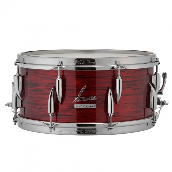 Sonor Vintage 14 x 5.75'' Snare Drum, Beech Vintage Red Oyster
