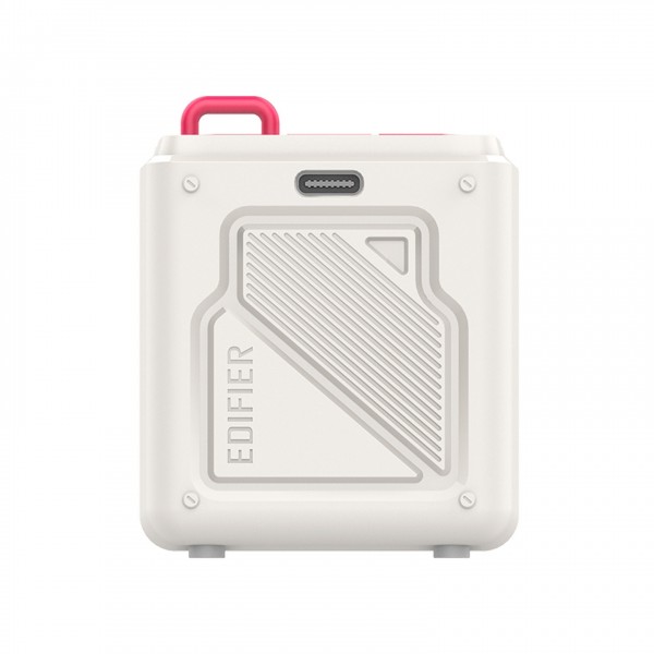 Edifier MP85 Portable Bluetooth Mini Speaker, White Side View