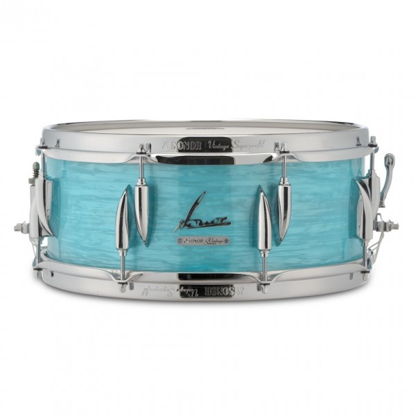 Sonor Vintage 14 x 5.75'' Snare Drum, Beech California Blue