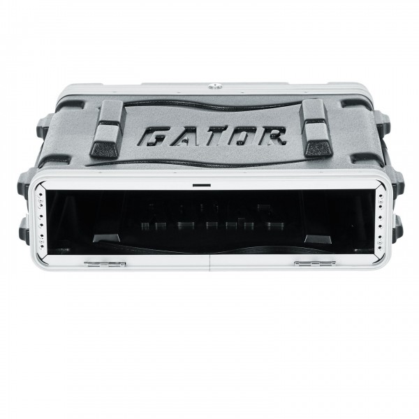 Gator GR-2L Lockable Moulded Rack Case, 2U, 19.25'' Depth - Open, Front