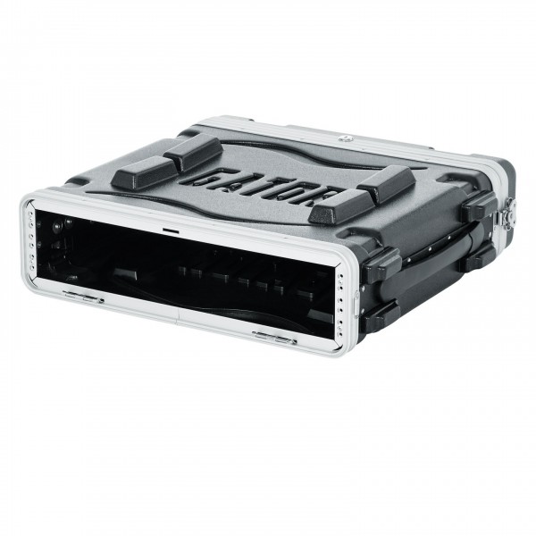 Gator GR-2L Lockable Moulded Rack Case, 2U, 19.25'' Depth - Open, Right