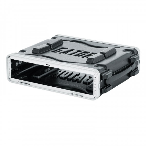 Gator GR-2L Lockable Moulded Rack Case, 2U, 19.25'' Depth - Open, Right 2
