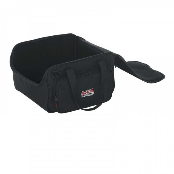 Gator G-LIGHTBAG-1610 Lighting Bag For 4 LED PAR Cans - Open, Left