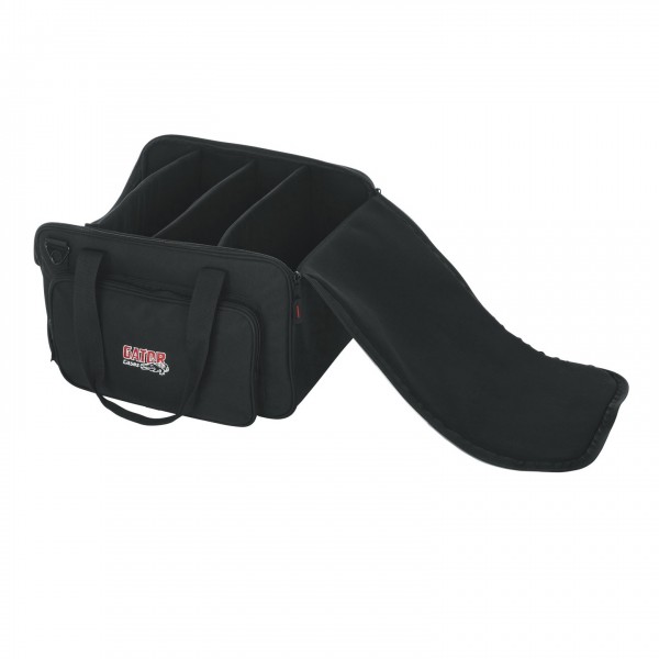 Gator G-LIGHTBAG-1610 Lighting Bag For 4 LED PAR Cans - Open, Right