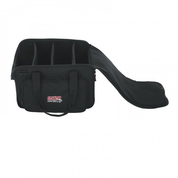 Gator G-LIGHTBAG-1610 Lighting Bag For 4 LED PAR Cans - Open, Dividers