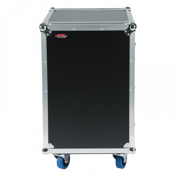 Gator G-TOUR 16U CAST 16U Standard Rack Case with Casters - Front