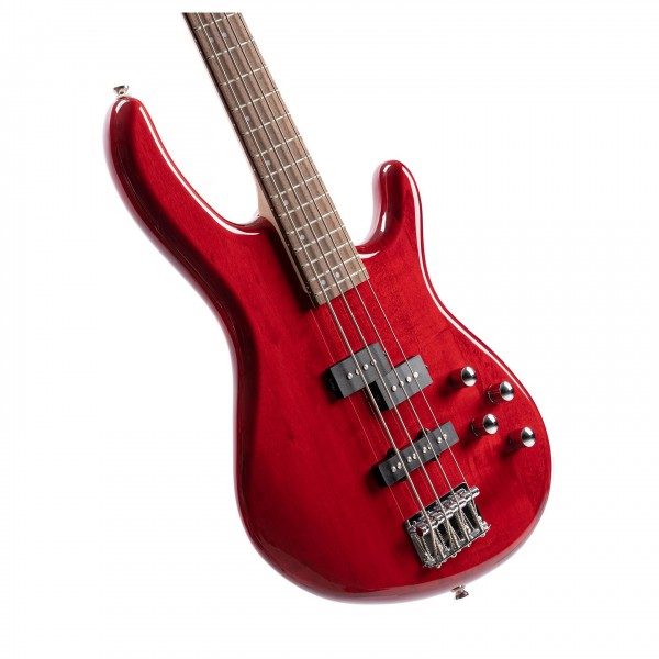 Cort Action Bass Plus, Trans Red at Gear4music