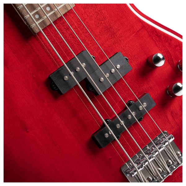 CORT ACTION エレキギター レッド コートアクション Cort Action Bass Plus, Trans Red at Gear4music