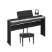 Yamaha P225 Digital Piano Package, Black