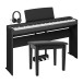 Yamaha P225 Digital Piano Package, Black