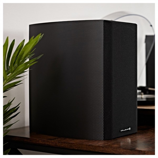 Wharfedale Diamond 9.1 Bookshelf Speakers (Pair), Carbon Fibre Lifestyle View 2