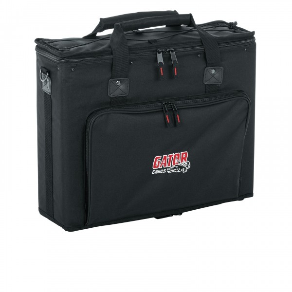 Gator GRB-3U Audio Rack Bag, 17'' x 21'' x 8'' - Front, Left