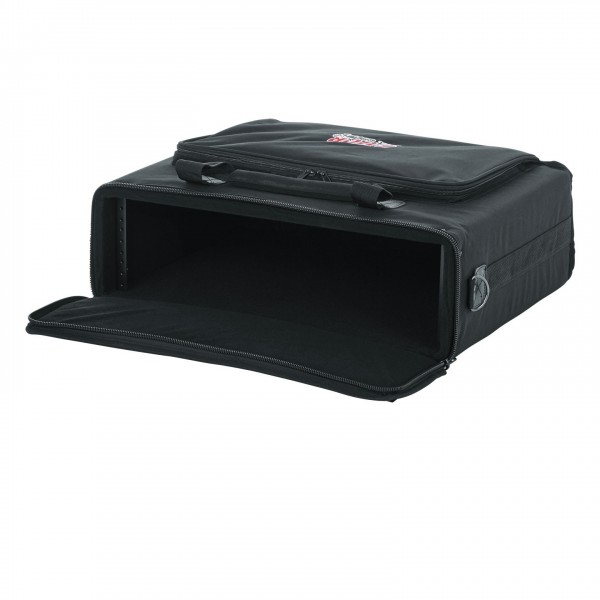 Gator GRB-3U Audio Rack Bag, 17'' x 21'' x 8'' - Open, Right
