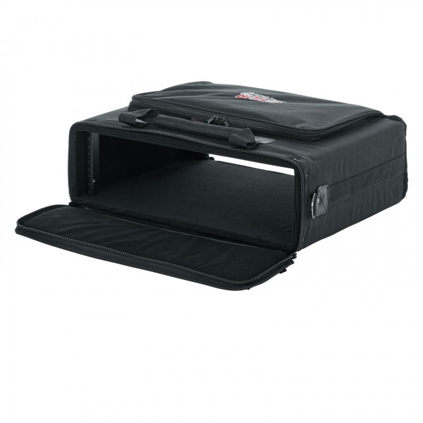 Gator GRB-3U Audio Rack Bag, 17'' x 21'' x 8'' - Open, Right 2