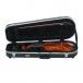 Gator GC-VIOLIN Deluxe Moulded Case, Full-Size - Open, with Gear