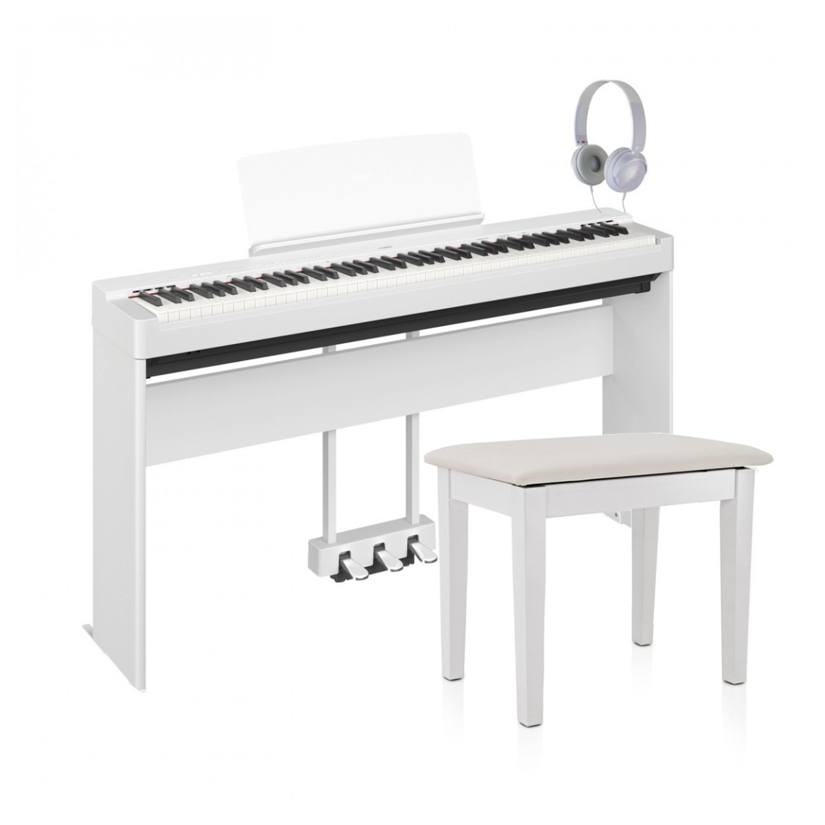 Click to view product details and reviews for Yamaha P225 Digital Piano Package White.
