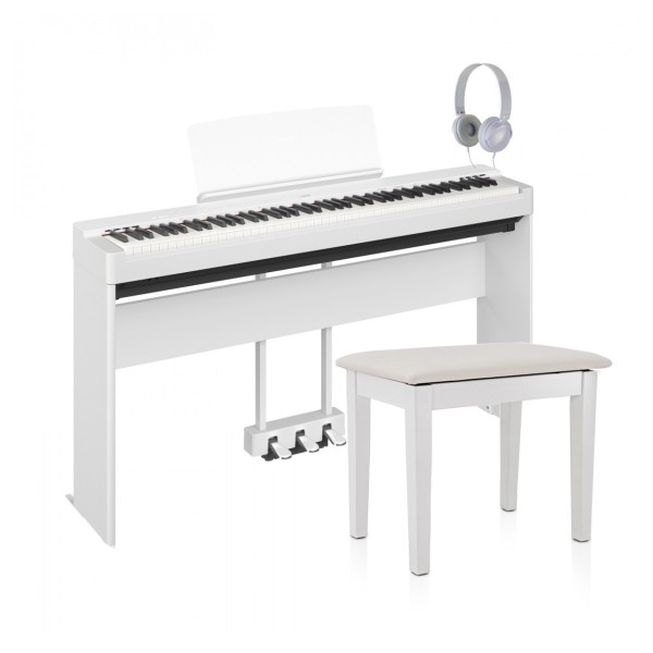 Yamaha P225 Digital Piano Package, White