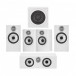 Bowers & Wilkins 606 & 607 S3 Surround Sound Speaker Package, White