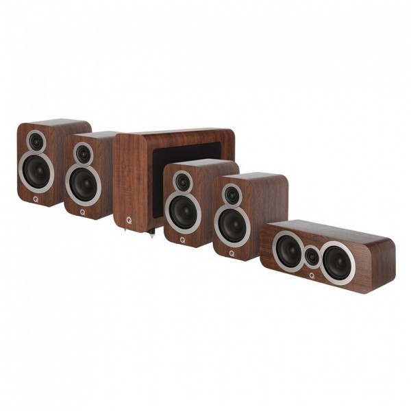 Q Acoustics Q 3010i 5.1 Speaker Package, Walnut