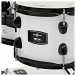 BDK-22 Rock Drum Kit by Gear4music, White