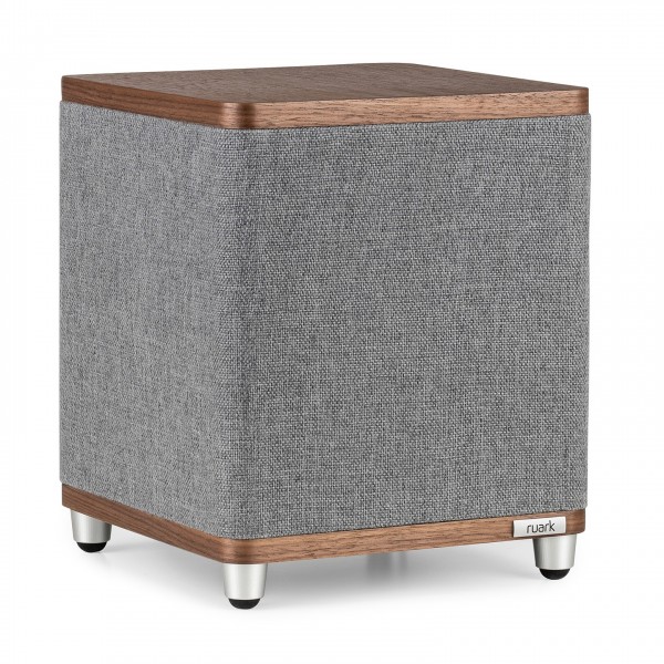 Ruark RS1 Subwoofer, Rich Walnut Side View